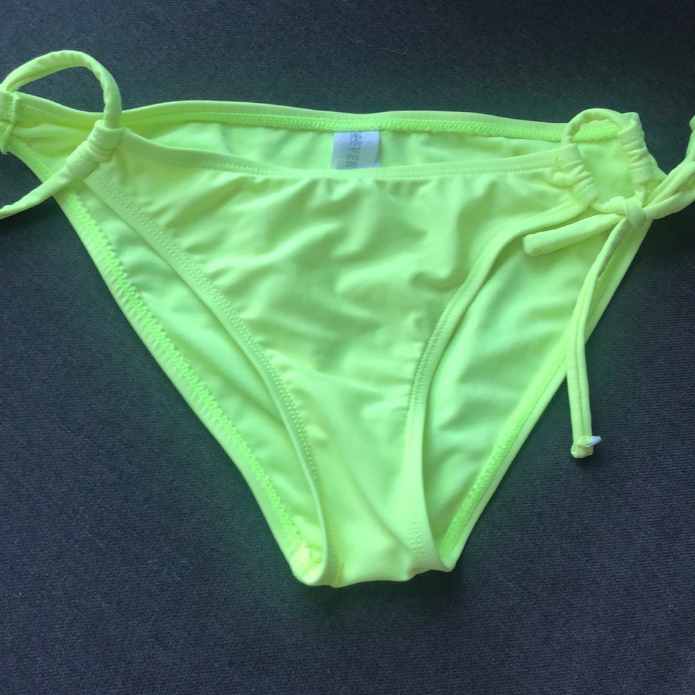 Yellow bikini bottoms